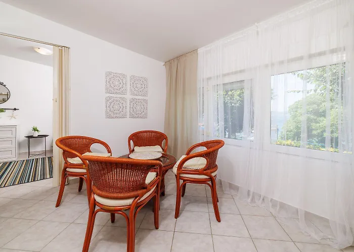 Faszinierendes Nur 50 Meter Zum Mit Meerblick, Waschmaschine, Klima, Wifi Appartement